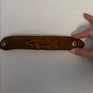 Unique leather fish 🐠 bracelet
